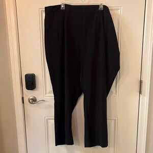 Elegant Black Straight Leg Women's Pants